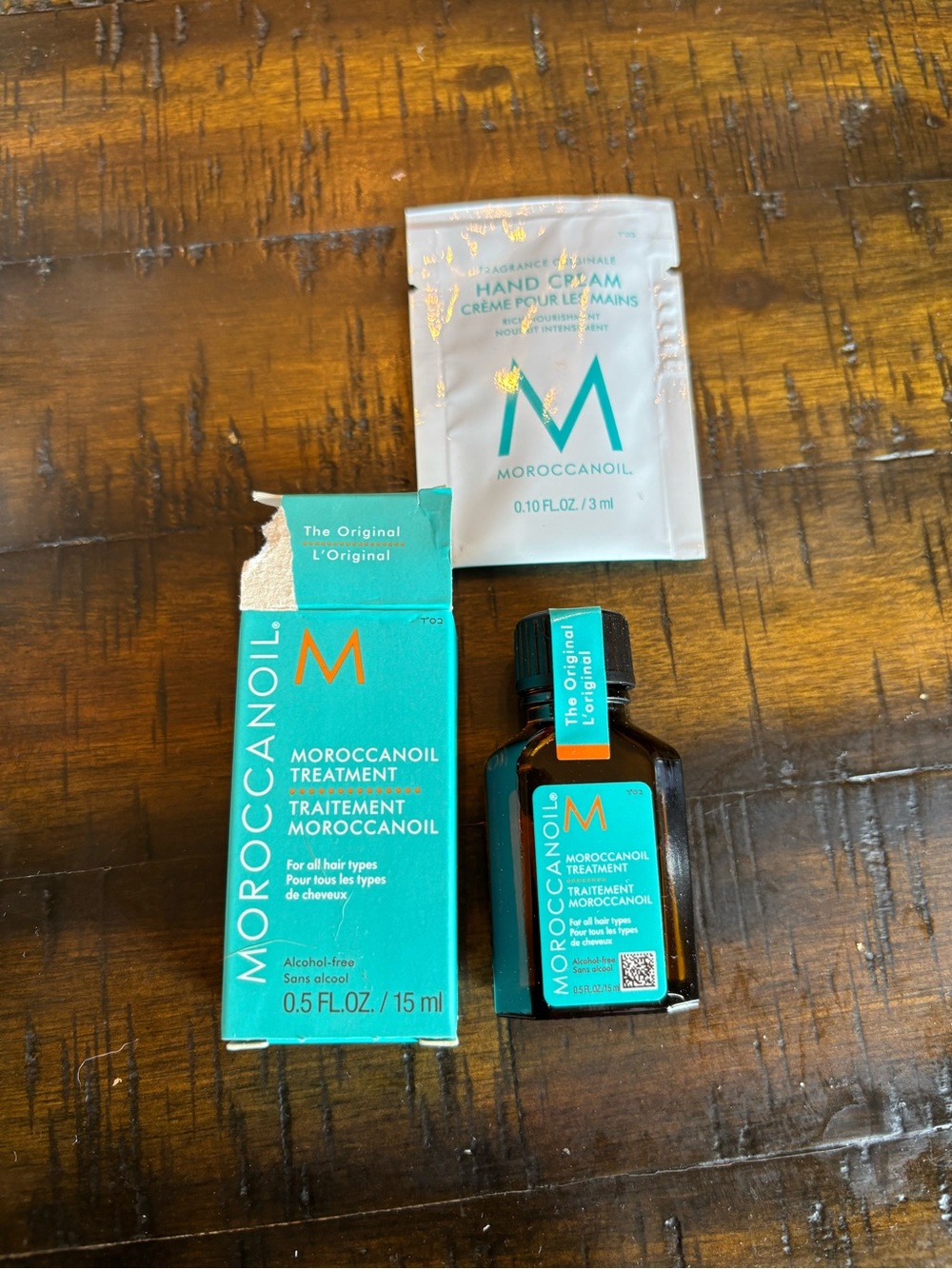 Moroccanoil Treatment Oil - Turquoise and Amber